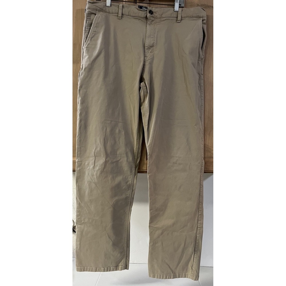 The North Face Chino Pants Men 38 Regular Tan Straight Leg Khaki Hiking Trousers